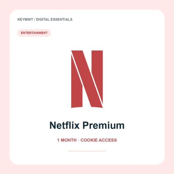Cookie Netflix Premium 1M [ FW ] — KeyMint