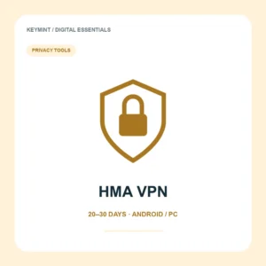 [ KEY ] HMA VPN 20-30 Day [ FW ] — KeyMint