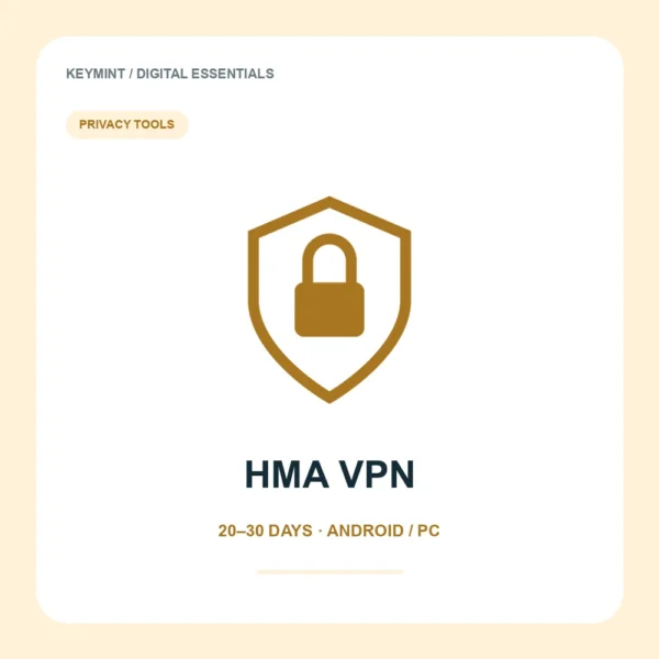 [ KEY ] HMA VPN 20-30 Day [ FW ] — KeyMint