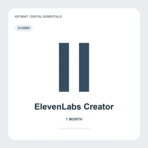 ElevenLabs Creator 1M [ W5 ] — KeyMint