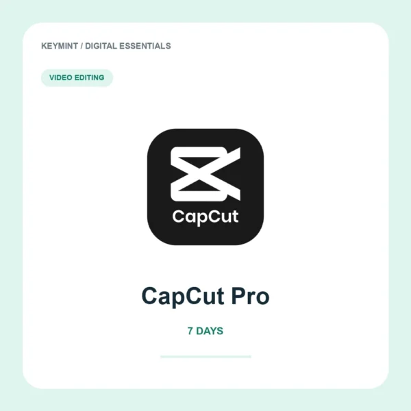 Capcut Pro 7D | BHF — KeyMint