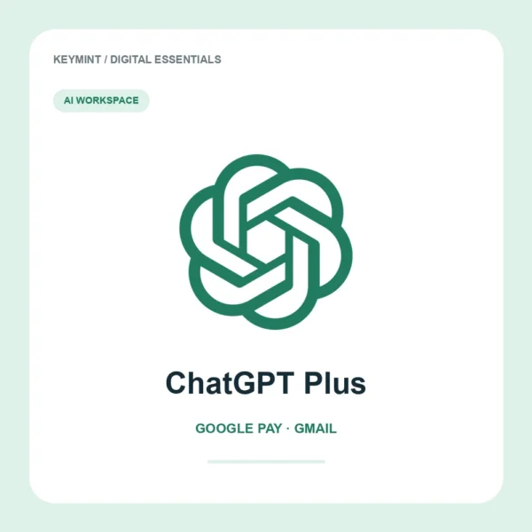 ChatGPT Plus Google Pay Gmail | W1D — KeyMint
